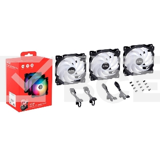 Комплект вентиляторов для корпуса ADATA XPG VENTO 120 ARGB PWM черный, 120 мм, 1850 об/мин, 21 дБ, 4 pin
