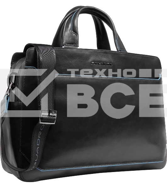 Сумка для ноутбука Piquadro Blue Square CA6590B2/N черный натур.кожа