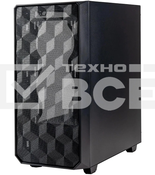 Корпус Hiper BH34-1 черный без БП ATX 5x120mm 2x140mm 2x200mm 1xUSB3.0 audio bott PSU