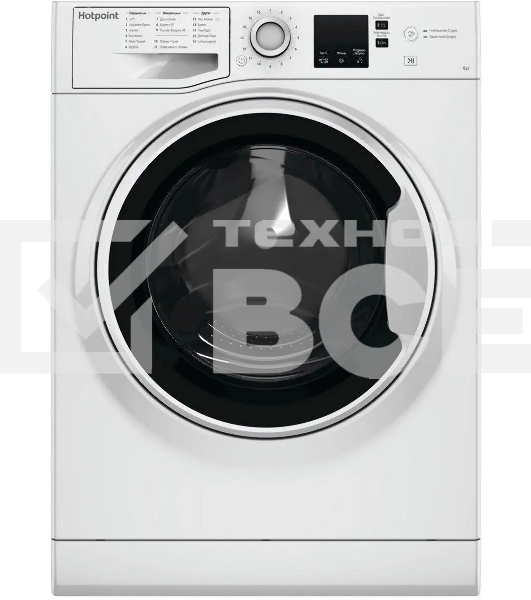 Стиральная машина Hotpoint NSS 6015 W RU белый, загр. фронтальная макс.: 6 кг 1000 об/мин класс: А+
