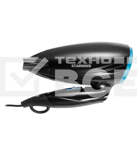 Фен Starwind SHD 7066 1600Вт черный/синий