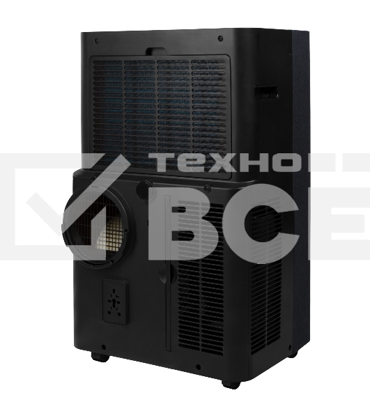 Кондиционер мобильный Ballu Velure BPAC-12 EW/N6 12000 BTU, 30 м², 50 дБ, охлаждение, осушение, черный