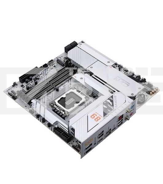 Материнская плата Colorful CVN Z890M GAMING FROZEN V20, LGA 1851, Intel Z890, 4xDDR5, 5xM.2, 4xSATA, 2xPCIe 5.0 x16, 1xPCIe 4.0 x4, 1xHDMI, 1xDP, 1x 2.5Gb LAN, 4xUSB-A 3.2 Gen 1, 2xUSB-A 3.2 Gen 2, 1xUSB-C 3.2 Gen 2, 1xUSB-C 3.2 Gen 2x2, 3x3.5 мм, 5.1, M-