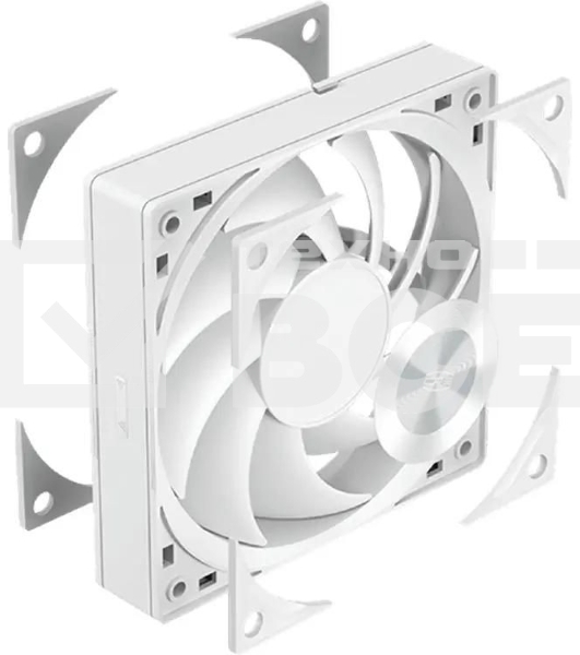 Вентилятор для корпуса PCCooler F5 R120 белый, 120 мм, 2200 об/мин, 32 дБ, 4 pin