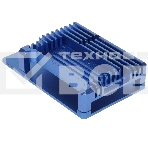Корпус Qumo Aluminum case with double black fans, Raspberry Pi 4, blue(RS008), фото3