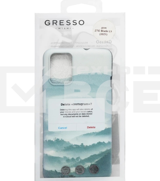 Чехол (клип-кейс) Gresso для ZTE Blade L9 Meridian зеленый (GR17AAAE9054)