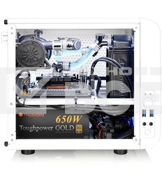 Компьютерный корпус Thermaltake Core V1 белый w/o PSU,CA-1B8-00S6WN-01