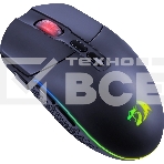 Мышь беспроводная REDRAGON 2.4G,проводная игровая 7+кн.колесо 10000dpi RGb черный Invader Pro, фото3