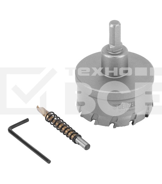 Коронка по металлу Denzel твердосплавная, 64 мм