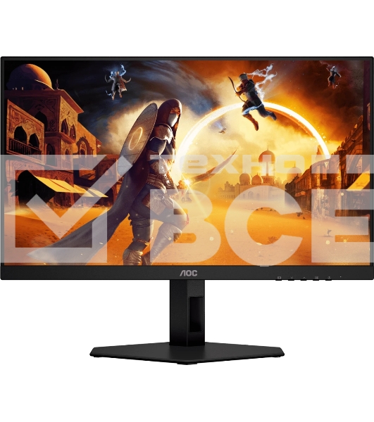 Монитор 23.8' AOC Q24G4E IPS 2560x1440, 180 Гц, 1 мс, 16:9, 350 кд/м², 2xHDMI 2.0, DP, HDR10, Adaptive-Sync, черный
