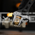 Ключ разводной Denzel 135 мм, CrV, кованый, укороченная рукоятка, фото4