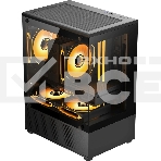 Корпус Accord ACC-UE2B TG OFFICE PRO черный без БП mATX 2xUSB2.0 1xUSB3.0 1xUSB3.1 audio, фото4