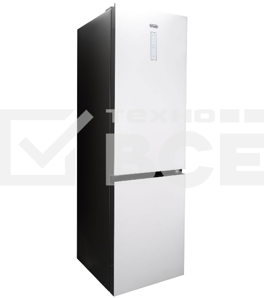 Холодильник DeLonghi DCS 19NFI BB DAMIANO белый двухкамерный 230/100л морозилка снизу, No Frost