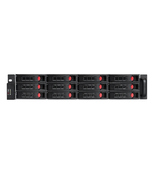 Серверный корпус ExeGate Pro 2U550-HS12 (RM 19', высота 2U, глубина 550, Redundant БП 2x550W, 12xHotSwap, USB)