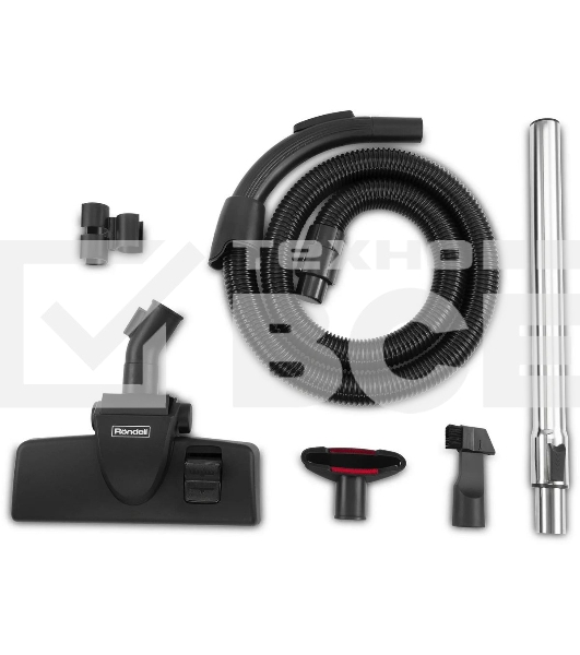 Пылесос Rondell RDE-2060 черный/серый, 500/2400 Вт, уборка сухой, пылесборник контейнер 2.5 л