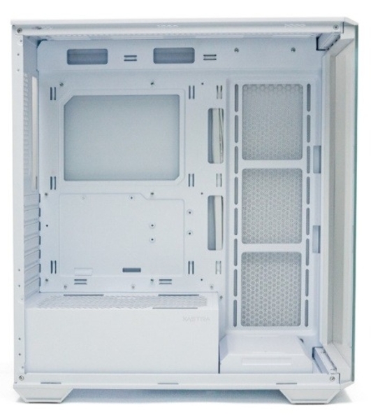 Корпус ATX Xastra Q600 6ARGB-C10-UC White без БП, боковая панель из закалённого стекла, USB 3, USB Type-C