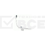 Сифон УНИВЕРСАЛ для ванн с нержавеющими чашками и с жесткой трубой, перелив 70 см, фото 1