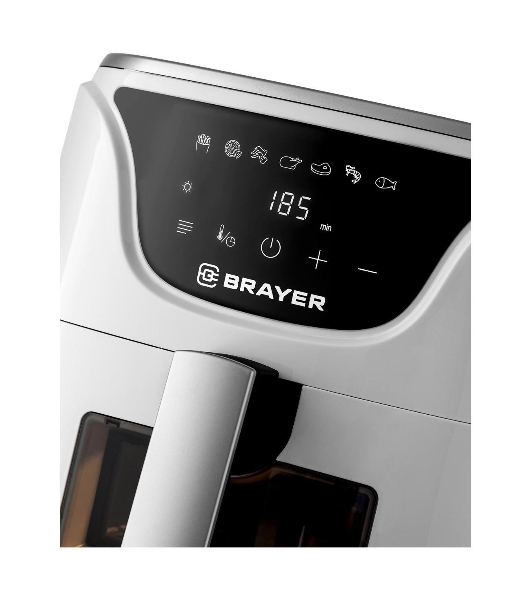 Аэрогриль Brayer BR2036WH белый, 1500 Вт, 5 л, сенсор, 7 программ