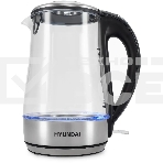 Чайник электрический Hyundai HYK-G8406 1.7л. 2200Вт прозрачный/черный (корпус: нержавеющая сталь), фото11