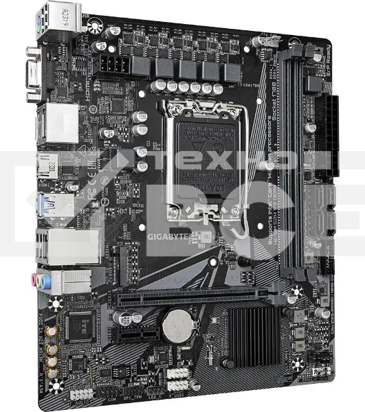 Материнская плата Gigabyte H610M S2H V3 DDR4, LGA 1700, Intel H610, 2xDDR4, 4xSATA, 1xM.2, 1xPCIe 4.0 x16, 1xPCIe x1, 1xHDMI, 1xDP, 1xVGA, 1x 1Gb LAN, 2xUSB-A 3.2 Gen 1, 4xUSB-A 2.0, 3x 3.5 мм, 7.1, mATX