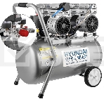 Компрессор поршневой Hyundai HYC 30250LMS безмасляный 300л/мин 50л 2000Вт серебристый/черный, фото 1