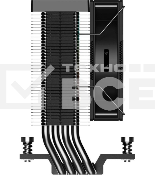 Устройство охлаждения (кулер) PcCooler R400 Soc-AM5/AM4/1200/1700/1851 черный 4-pin Al+Cu 180W Ret (R400-BKNWYX-US)