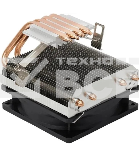 Кулер для процессора AeroCool / Formula Air Frost 4 черный, 90 мм, алюминий/медь, 1800 об/мин, 25.7 дБ, 3 pin, 125 Вт, 78 мм