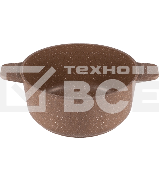 Кастрюля Maunfeld CARMEL MF26CRM01CR, 26 см, 5 л из литого алюминия со стеклянной крышкой