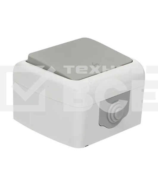 Выключатель проходной EKF Мурманск EFV10-025-30-54 PROxima 1-клавишный 10А IP54 серый