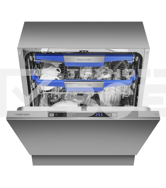 Встраиваемая посудомоечная машина Meferi MDW6073 Comfort, нержавеющая сталь, 59.8 см, 14 компл., 47 дБ, класс A
