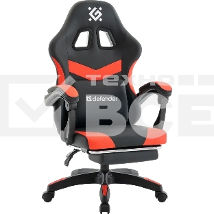 Кресло игровое Defender Runa PRO черный/крас, PU, класс2