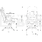 Кресло руководителя Бюрократ T-9950/BLACK черный, кожа, крестовина хром, фото10