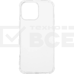 Чехол (клип-кейс) BoraSCO для Apple iPhone 16 Pro Max Bumper Case прозрачный