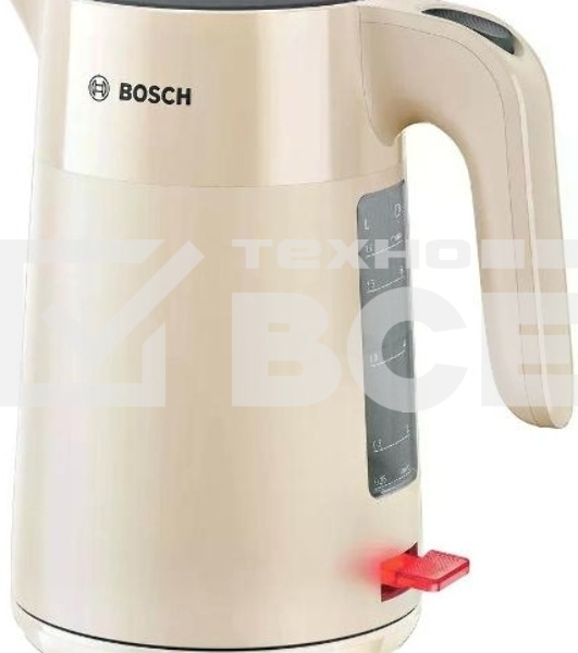 Чайник электрический Bosch TWK 2M167 бежевый, 1,7 л, 2400 Вт