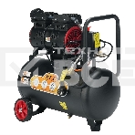 Компрессор поршневой P.I.T. PAC24-C1 безмасляный 110л/мин 24л 600Вт черный/красный, фото5