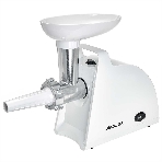 Мясорубка электрическая АКСИНЬЯ КС-2005С белый, 2000 Вт, 1.8 кг/мин, реверс, защита от перегрузки, насадки - 7, фото3