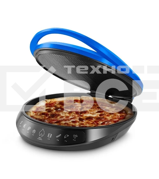 Пиццамейкер Kitfort КТ-3680 1800Вт синий/черный