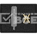 Шильд-символ Moleskine Zodiac Рыбы, металл, золотистый, коробка с европодвесом, PINPISCESGOLD, фото 1