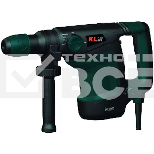 Профессиональный перфоратор KLPRO KLKD610M 1100 Вт 7 Дж (сеть, sds-max, рукоять, зап уголн щетка - 1шт, кейс)