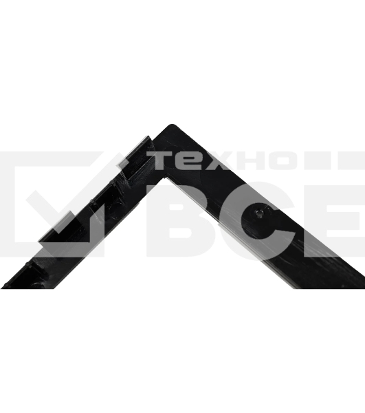 Рамка универсальная, 2 модуля, черный, RAL 9005 DKC/ДКС F00011B In-Liner Aero