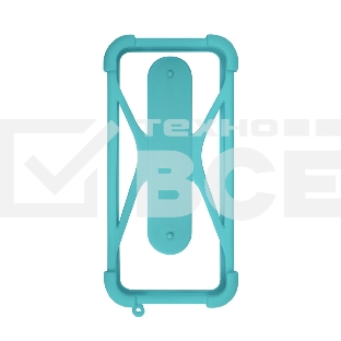 Чехол-бампер универсальный для смартфонов OLMIO #1, р. 4.5''-6.5'', бирюзовый