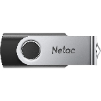 Флешка USB Netac U505 (NT03U505N-016G-32BK), 16Gb, USB3.0, R/W 110/45, черный/серебристый, фото2