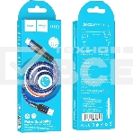 Кабель Hoco U110, USB Type-C (m) - USB (m), 1.2м, MFI, 3A, синий, фото2