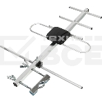 Антенна телевизионная Hyundai H-TAE100 9дБ пассивная серебристый, фото 1