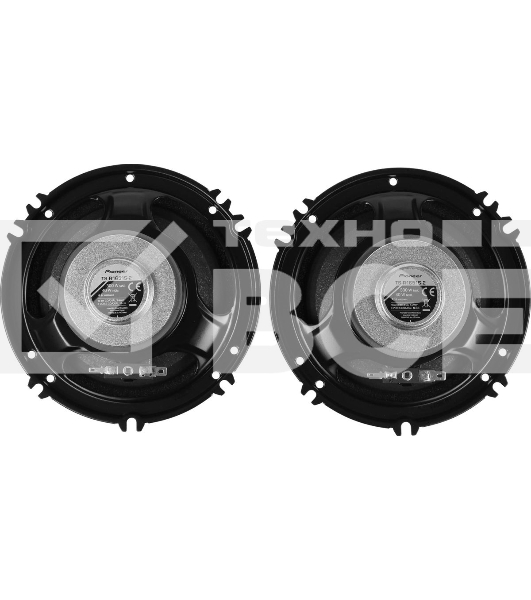 Колонки автомобильные Pioneer TS-R1651S-2 (без решетки) 300Вт 90дБ 4Ом 14.24см (6дюйм) (ком.:2кол.) коаксиальные трехполосные