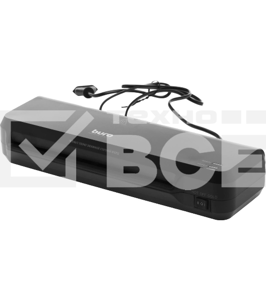 Ламинатор Buro BU-L290 черный A4 (70-125мкм) 30 см/мин (2 вал.) хол.лам. лам.фото