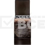 Плита газовая Gefest ПГ 5100-02 0010 коричневый, конфорок 4 шт, духовка 52 л, 50 см x 85 см x 58.5 см, фото2