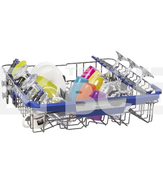 Встраиваемая посудомоечная машина Maunfeld MLP-12IMR, черный, 59.8 см, 14 компл., 44 дБ, класс A++