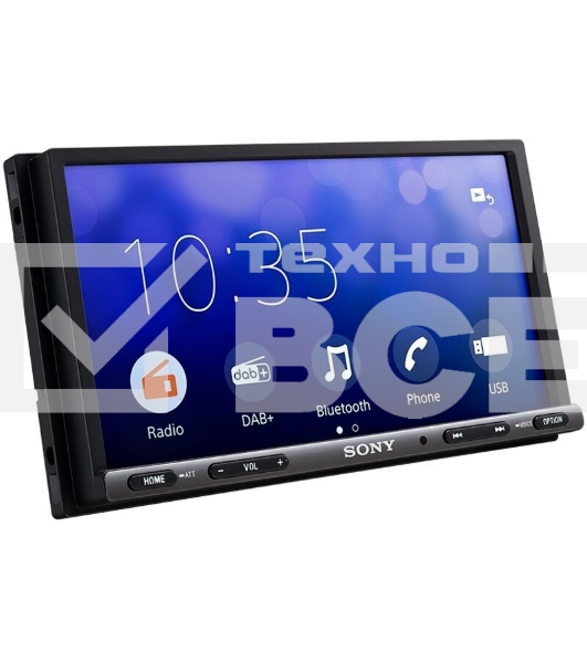 Автомагнитола Sony XAV-AX3250, 2 DIN, 6.95', Bluetooth, USB Type-A, AUX, CarPlay