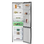 Холодильник Beko B3RCNK405HDXBR антрацит двухкамерный морозилка снизу, No Frost, фото4